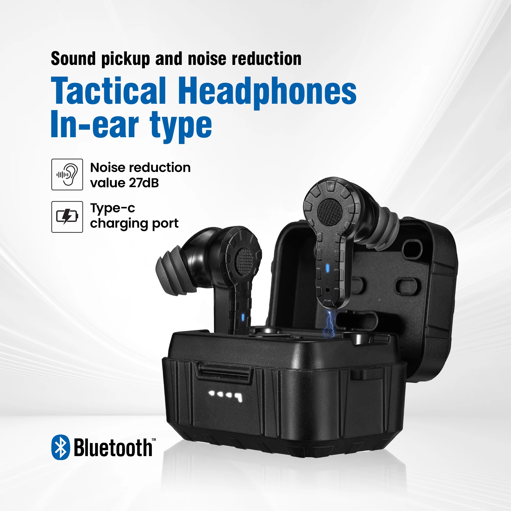 ARM NEXT original electronic noise reduction Bluetooth military shooting earmuffs tactical hunting hearing protection NRR27dB
ARM NEXT original electronic noise reduction Bluetooth military shooting earmuffs tactical hunting hearing protection NRR27dB