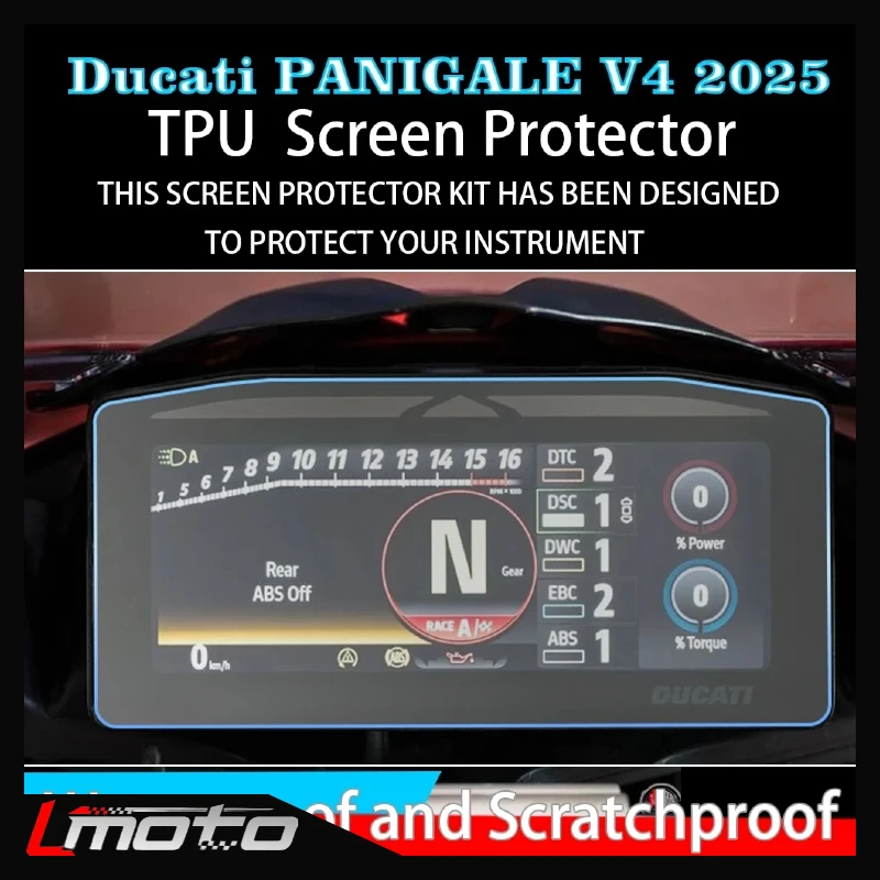 2025 Panigale V4 Accessories Dashboard Screen Protector for Ducati PANIGALE V4 Panigale V4S Screen Scratch Protection Film
2025 Panigale V4 Accessories Dashboard Screen Protector for Ducati PANIGALE V4 Panigale V4S Screen Scratch Protection Film