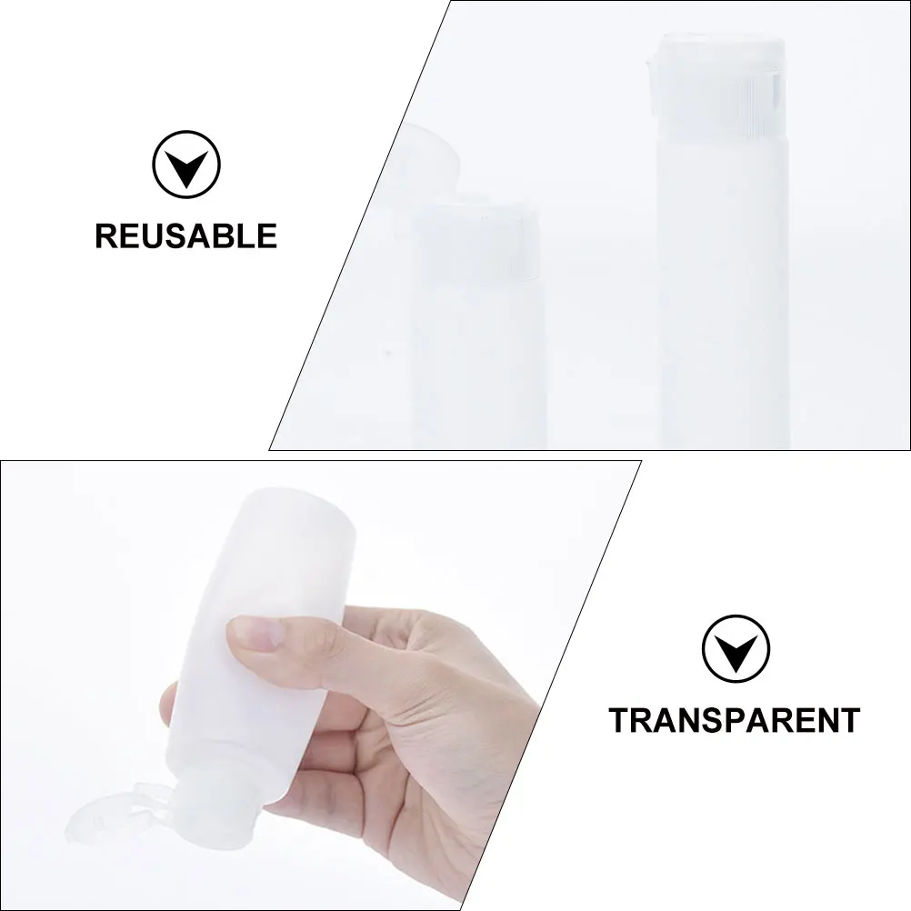 10pcs Flip Cap Empty Bottles Leak-Proof Refillable Travel Storage For Lotion Shampoo Conditioner Foundation Cream Dispensers
10pcs Flip Cap Empty Bottles Leak-Proof Refillable Travel Storage For Lotion Shampoo Conditioner Foundation Cream Dispensers