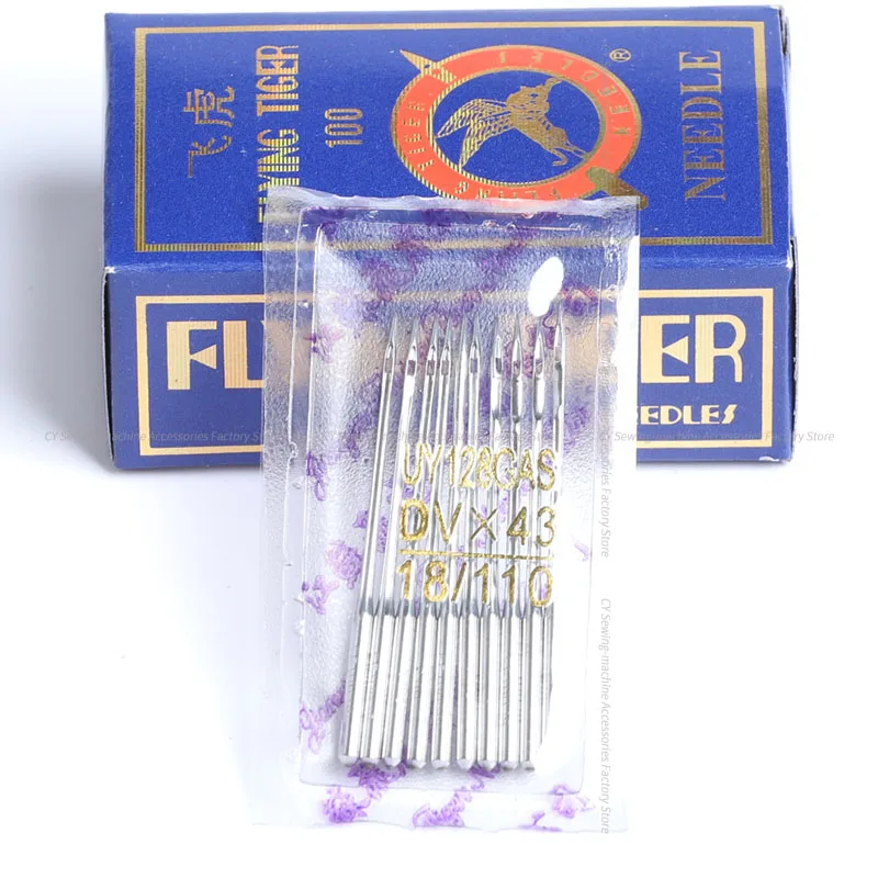 10PCS UY128GAS DVX43 DV*43 Flying Tiger Needles Three Needle Five Threads Sewing Machine Needle Overlock Interlock Industrial
10PCS UY128GAS DVX43 DV*43 Flying Tiger Needles Three Needle Five Threads Sewing Machine Needle Overlock Interlock Industrial