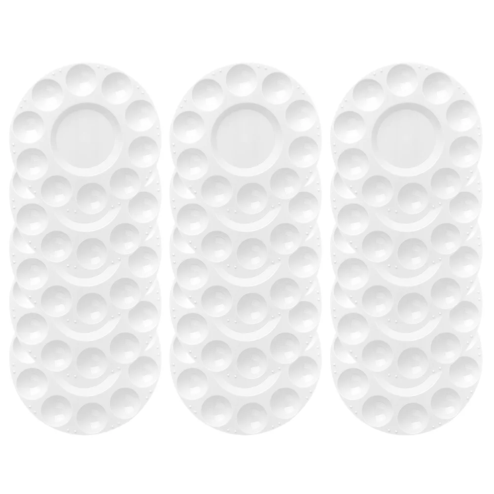 15 Pcs Painting Tray Watercolor Mixing Pigment Plate Plastic Durable Storage Professional Students Kids Drawing
15 Pcs Painting Tray Watercolor Mixing Pigment Plate Plastic Durable Storage Professional Students Kids Drawing
