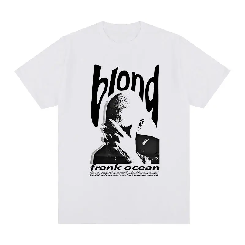 Мужские и женские футболки с короткими рукавами Frank Ocean Aoshen, топы с короткими рукавами и фирменной музыкой в стиле хип-хоп Streetwear Blond
Мужские и женские футболки с короткими рукавами Frank Ocean Aoshen, топы с короткими рукавами и фирменной музыкой в стиле хип-хоп Streetwear Blond