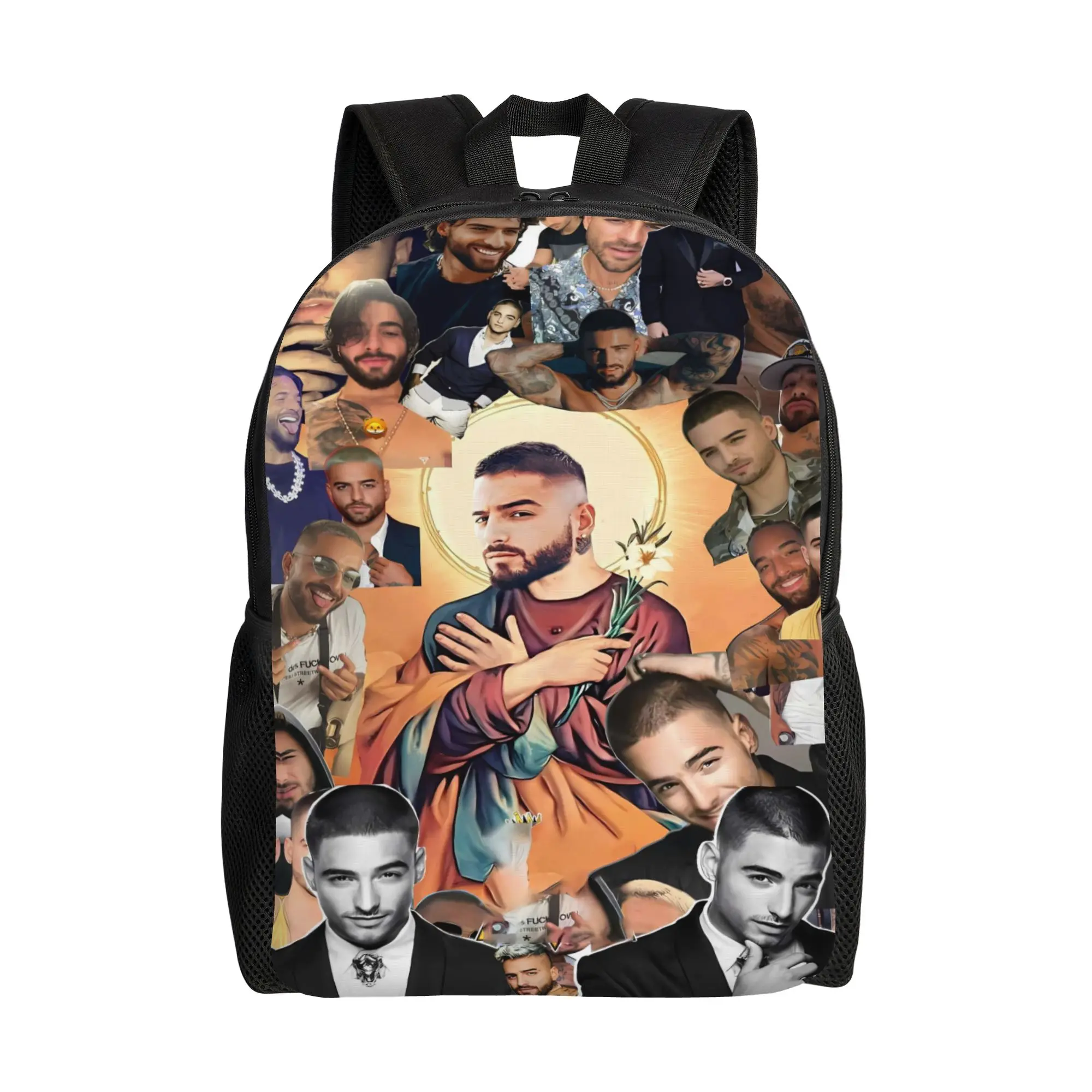 Rapper Singer Maluma Backpack Girl Polyester Outdoor Style Backpacks Durable Fashion School Bags Rucksack
Rapper Singer Maluma Backpack Girl Polyester Outdoor Style Backpacks Durable Fashion School Bags Rucksack