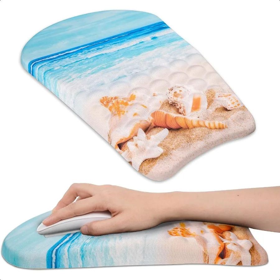 Ergonomic Wrist Mouse Pad with Massage Design Wrist Rest Pain Relief Mousepad with Memory Foam NonSlip PU Base Mouse Pad with W
Ergonomic Wrist Mouse Pad with Massage Design Wrist Rest Pain Relief Mousepad with Memory Foam NonSlip PU Base Mouse Pad with W