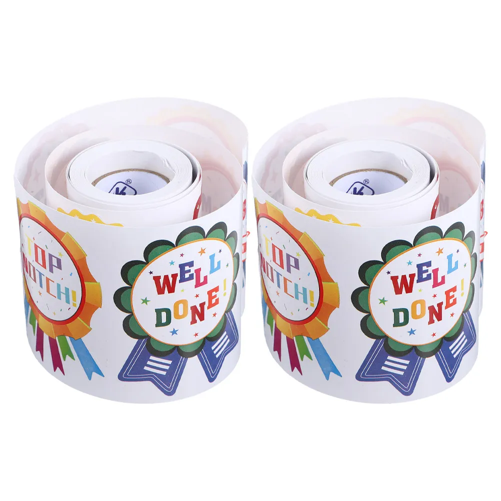 2 рулона наклеек с забавными анимированными дизайнами, легко приклеиваемые этикетки для награждения за достижения в школе и детском саду
2 рулона наклеек с забавными анимированными дизайнами, легко приклеиваемые этикетки для награждения за достижения в школе и детском саду