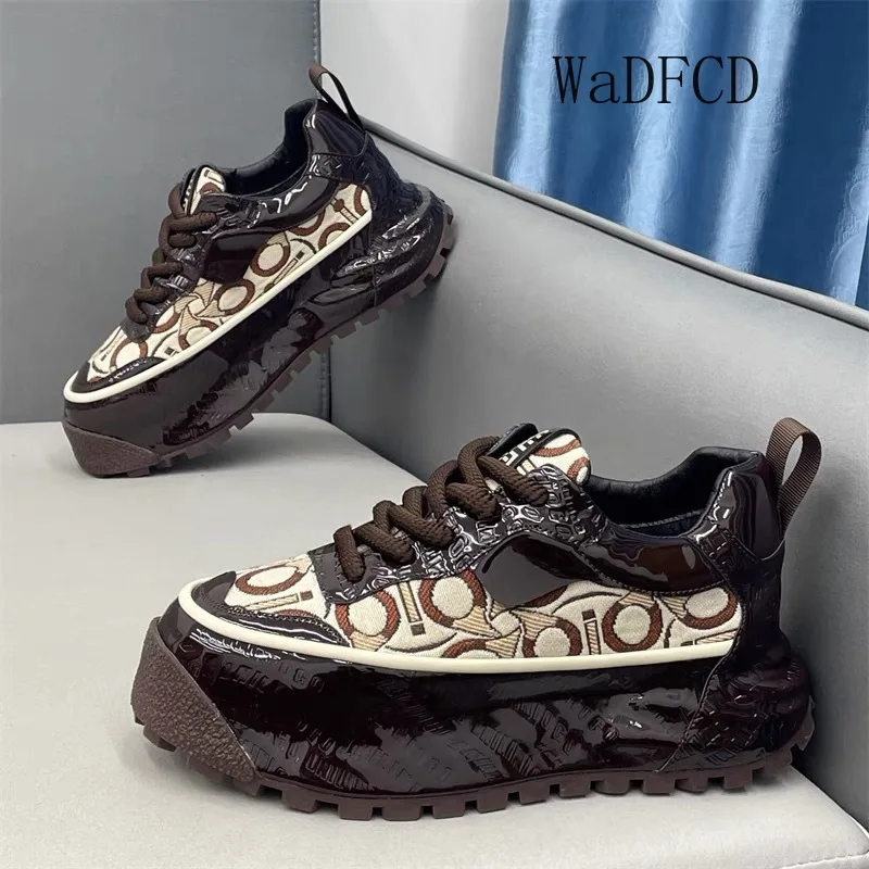 Chunky Sneakers Mens Designer Cover Bottom Punk Sports Shoes Fashion Casual Microfiber Leather Increased Internal Platform Shoes
Chunky Sneakers Mens Designer Cover Bottom Punk Sports Shoes Fashion Casual Microfiber Leather Increased Internal Platform Shoes