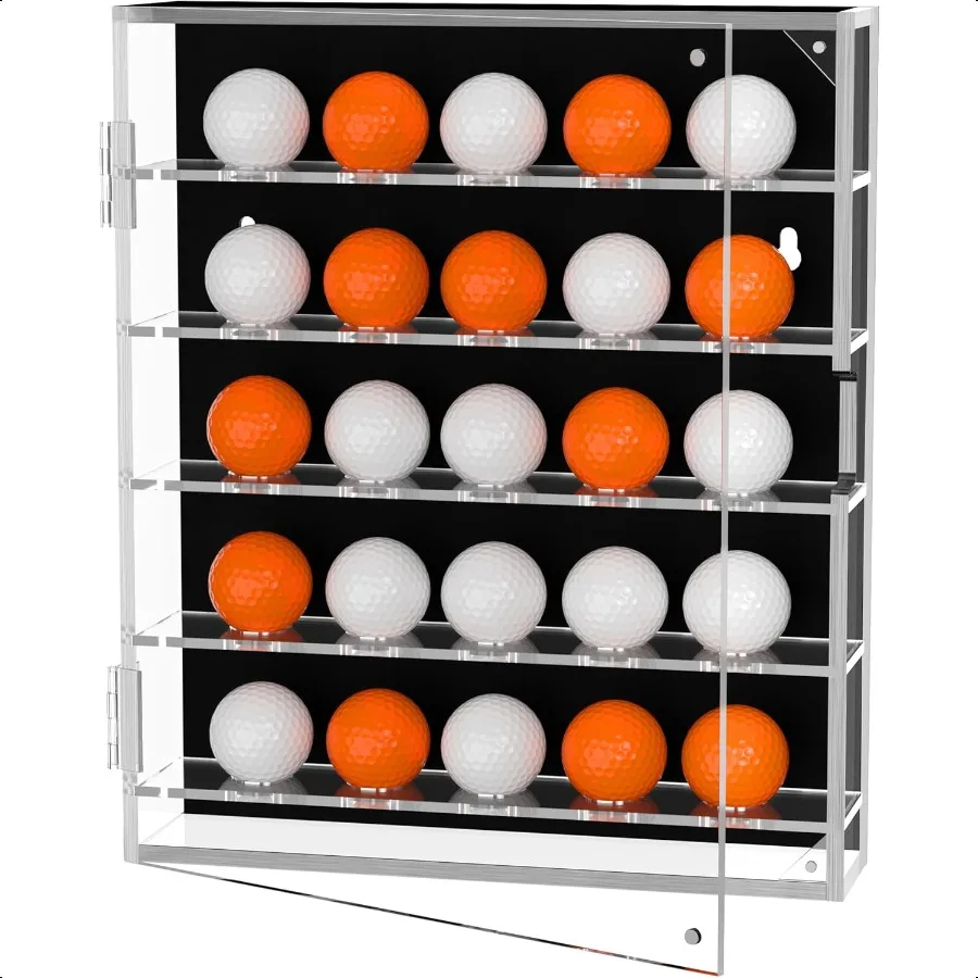 HBlife Acrylic Golf Ball Display Case Wall Mounted Cabinet Holder Mirrored UVProtection Clear Golf Ball Rack Holds 30 Balls wit
HBlife Acrylic Golf Ball Display Case Wall Mounted Cabinet Holder Mirrored UVProtection Clear Golf Ball Rack Holds 30 Balls wit