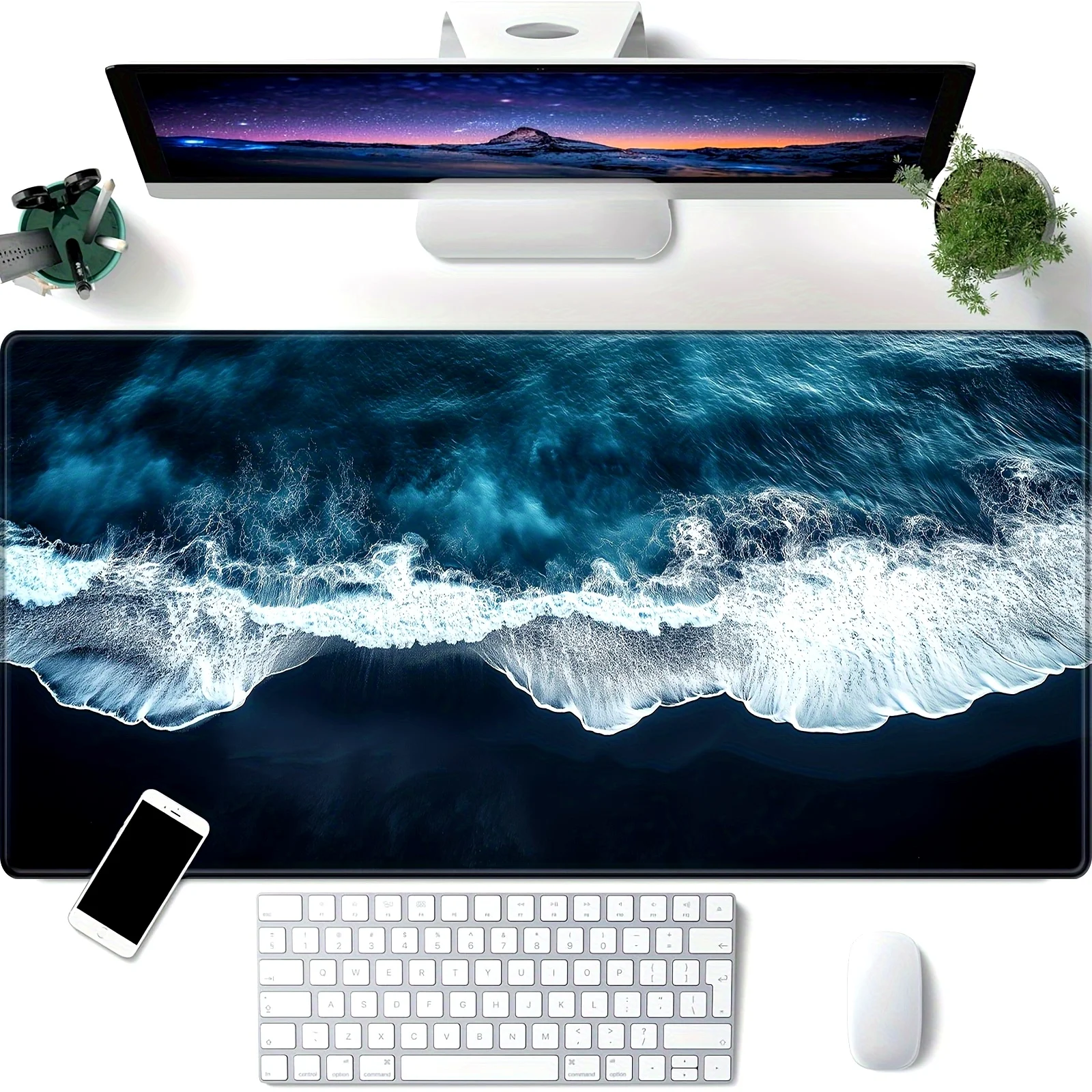 Beach Landscape XXL Gaming Mouse Pad 900x400 Natural Rubber Anti-Slip Base XL Desk Mat for Office Computer Accessories 900X400
Beach Landscape XXL Gaming Mouse Pad 900x400 Natural Rubber Anti-Slip Base XL Desk Mat for Office Computer Accessories 900X400