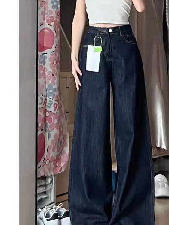 Джинсы женские летние с высокой талией, прямые, из тонкого денима, широкие брюки, повседневные, стройнящие, длинные штаны
Джинсы женские летние с высокой талией, прямые, из тонкого денима, широкие брюки, повседневные, стройнящие, длинные штаны