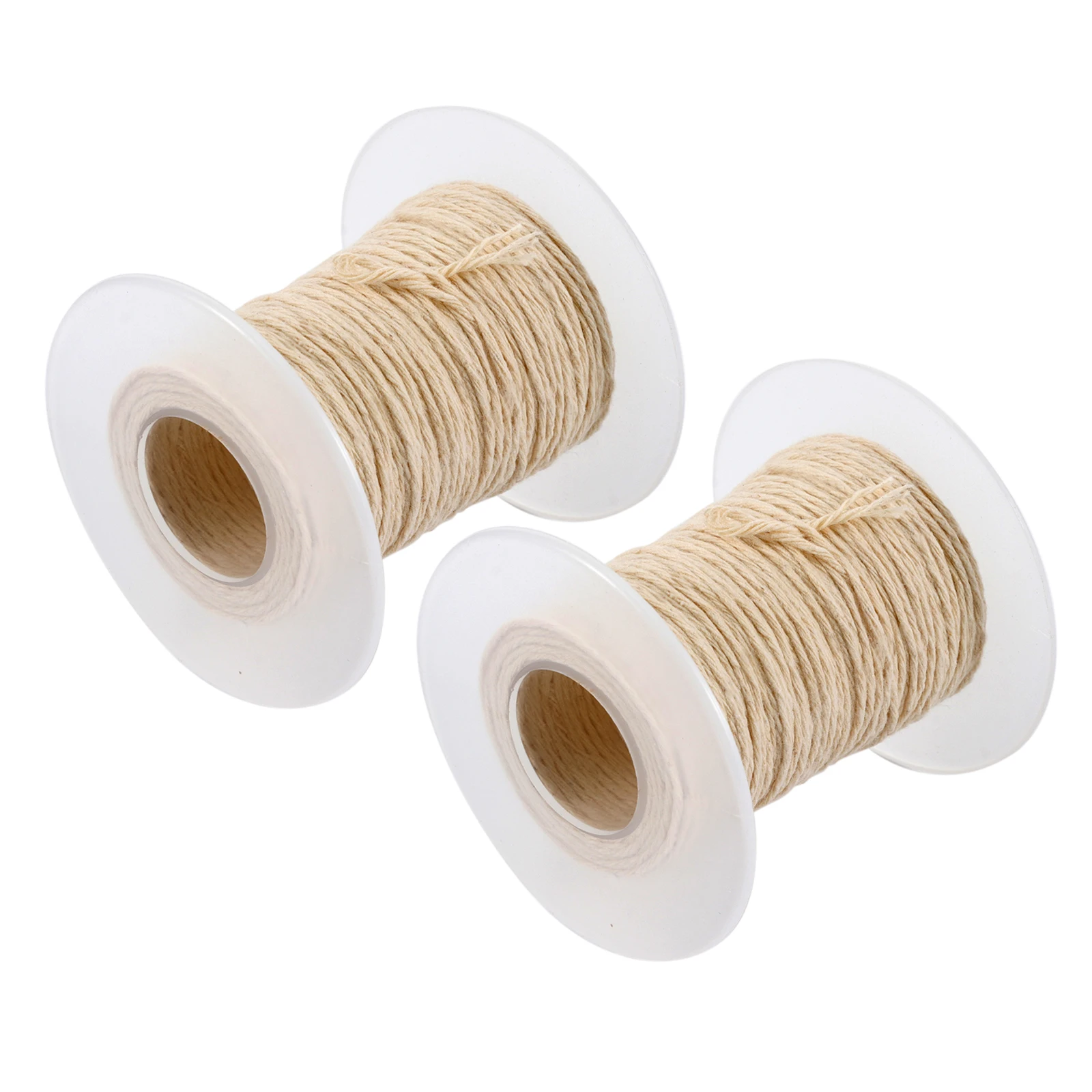 2 Rolls 60M Pure Cotton Wick Rope Eco Friendly Non Smoke Material for DIY Craft Spools Handmade Supplies Biodegradable
2 Rolls 60M Pure Cotton Wick Rope Eco Friendly Non Smoke Material for DIY Craft Spools Handmade Supplies Biodegradable