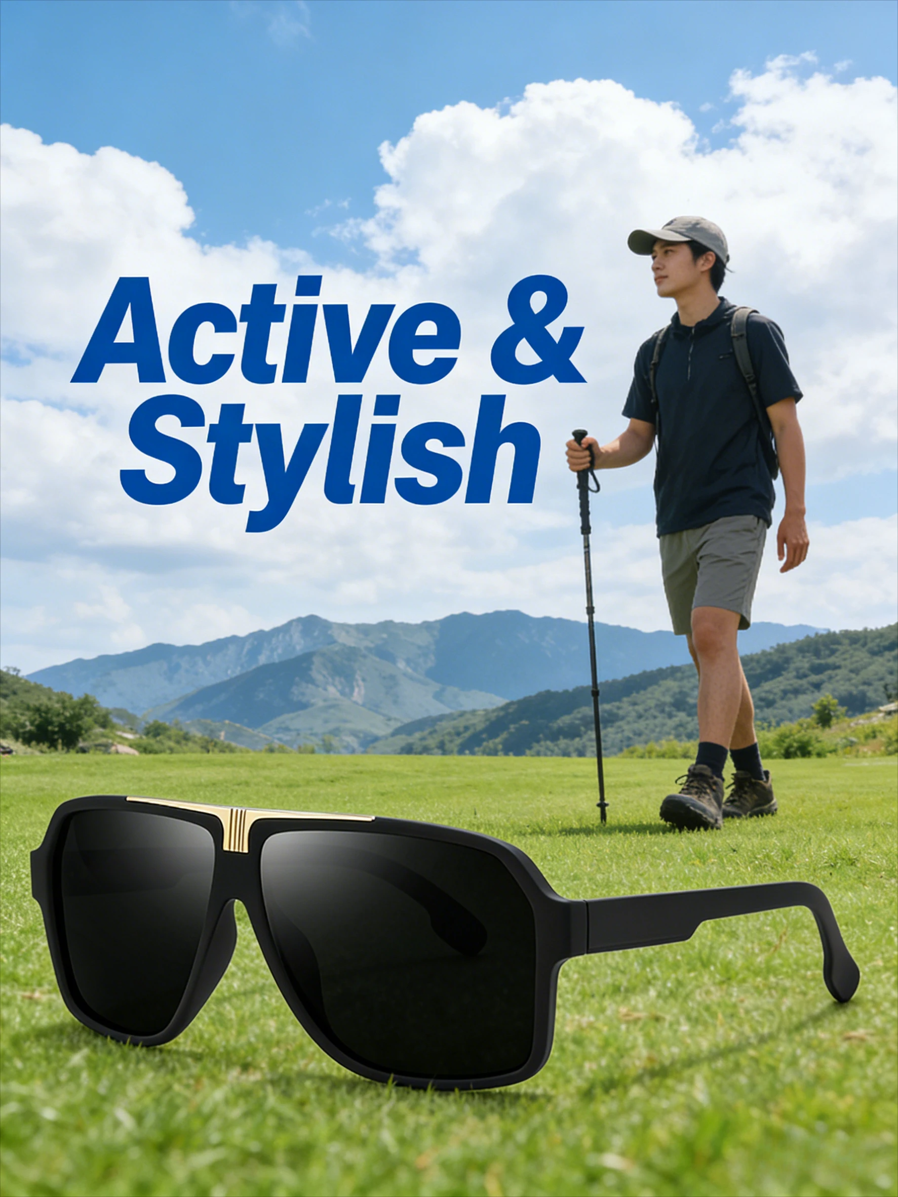 Unisex Polarized Square Frame Sunglasses - UV400 Protection for Cycling Driving Outdoor Sports & Leisure
Unisex Polarized Square Frame Sunglasses - UV400 Protection for Cycling Driving Outdoor Sports & Leisure