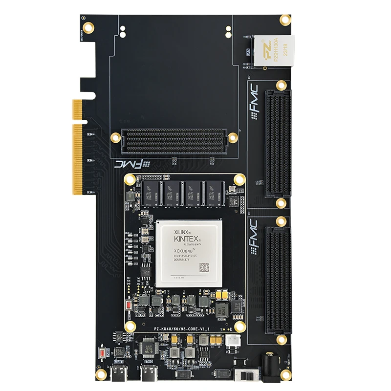 Puzhi FPGA Dev Board Xilinx Kintex UltraScale XCKU040 XCKU060 FPGA Development Board FMC PCIE