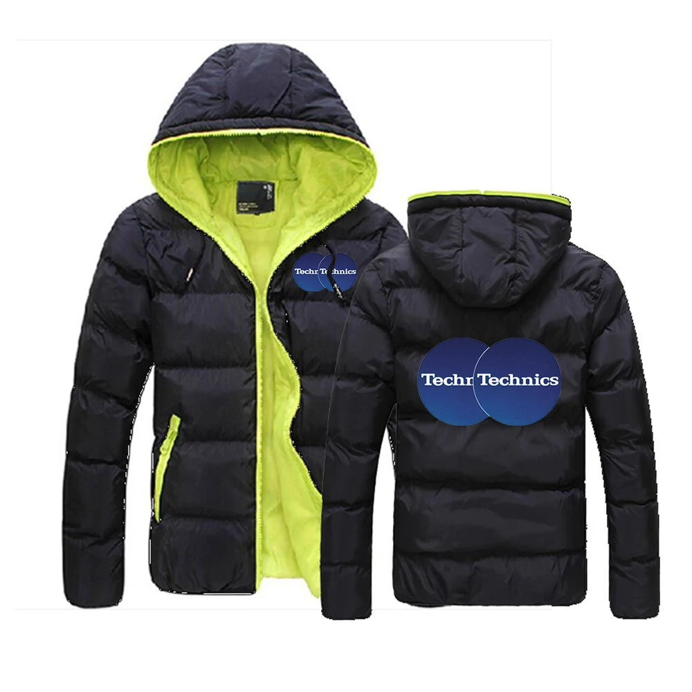 2025 Technics DJ Logo Print Fashion Color Blocking Design Hooded Jacket Autumn Winter Men's Trendy Zipper Long Sleeve Down Coat
2025 Technics DJ Logo Print Fashion Color Blocking Design Hooded Jacket Autumn Winter Men's Trendy Zipper Long Sleeve Down Coat