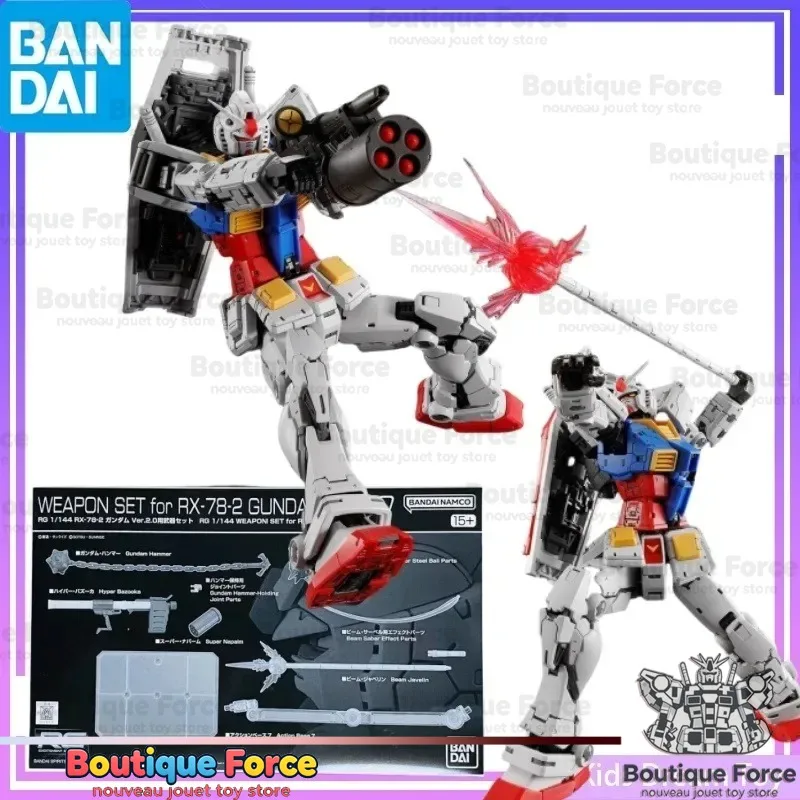 Bandai x Mobile Suit Gundam RX-78-2 Gundam Ver 2.0 PB Limited RG 1/144 WEA PON SET Action Figure Model Kit Toy Collectible
Bandai x Mobile Suit Gundam RX-78-2 Gundam Ver 2.0 PB Limited RG 1/144 WEA PON SET Action Figure Model Kit Toy Collectible