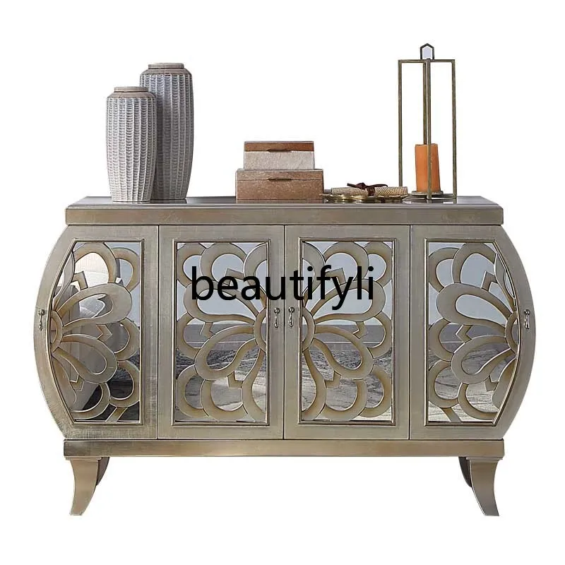 Light luxury dining side cabinet, villa living room storage decoration cabinet, Nordic simple home entrance cabinet
Light luxury dining side cabinet, villa living room storage decoration cabinet, Nordic simple home entrance cabinet