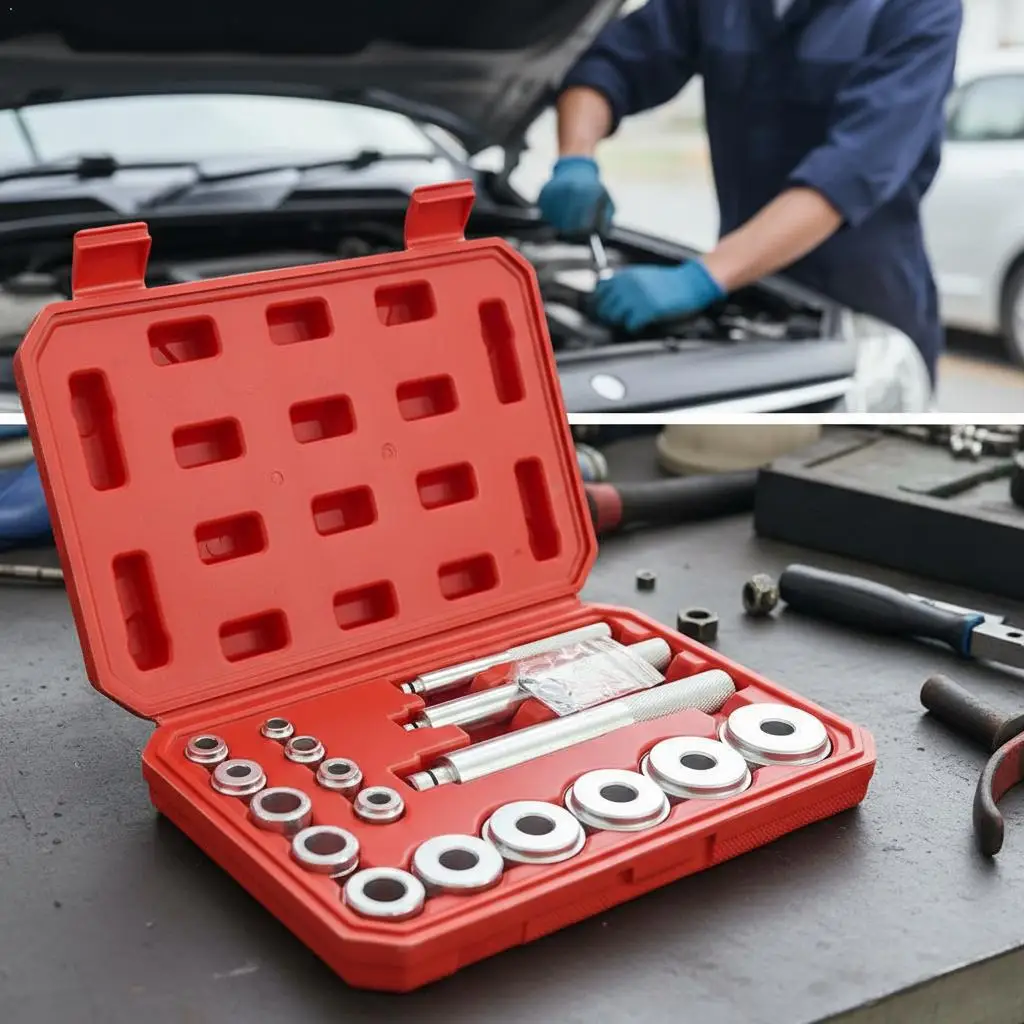 17-комп. подшипник колеса, гоночная уплотнительная втулка, набор мастер-инструментов, установщик уплотнения, съемник автомобильных инструментов, алюминиевый подшипник колеса
17-комп. подшипник колеса, гоночная уплотнительная втулка, набор мастер-инструментов, установщик уплотнения, съемник автомобильных инструментов, алюминиевый подшипник колеса