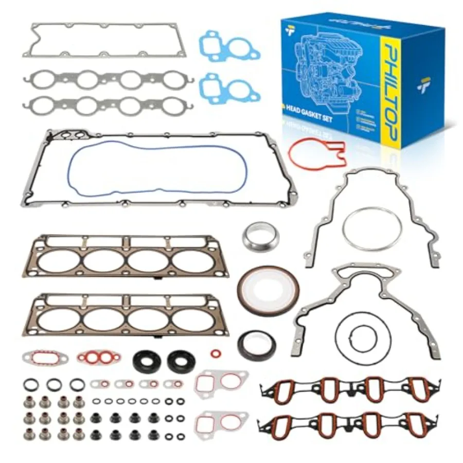 PHILTOP MLS Полный комплект прокладок головки блока цилиндров двигателя для Chevy Silverado 1500 Tahoe Suburban 1500 Avalanche Express GMC Sierra 1500
PHILTOP MLS Полный комплект прокладок головки блока цилиндров двигателя для Chevy Silverado 1500 Tahoe Suburban 1500 Avalanche Express GMC Sierra 1500