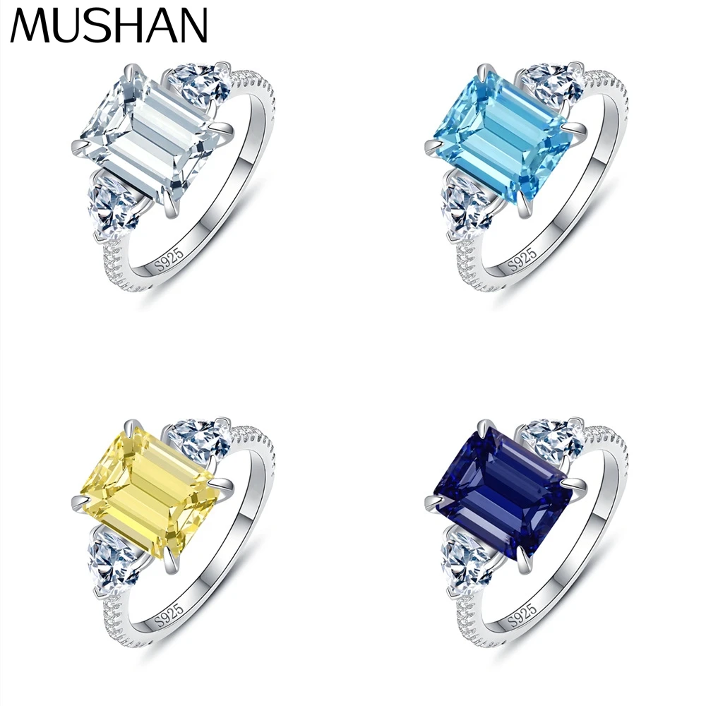 MuShan Jewelry 925 Sterling Silver Ring Wedding Band HCD Gemstones Minimalist Style Glamorous Style Women Rings Fine Jewelry
MuShan Jewelry 925 Sterling Silver Ring Wedding Band HCD Gemstones Minimalist Style Glamorous Style Women Rings Fine Jewelry