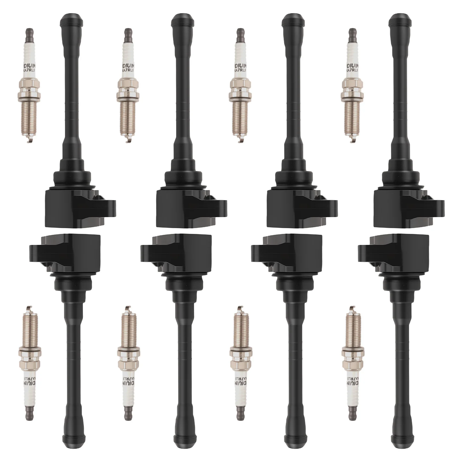 Ignition Coil & Spark Plug for Nissan NV2500 Titan 5.6L V8 2016-2020 22448EZ31A
Ignition Coil & Spark Plug for Nissan NV2500 Titan 5.6L V8 2016-2020 22448EZ31A
