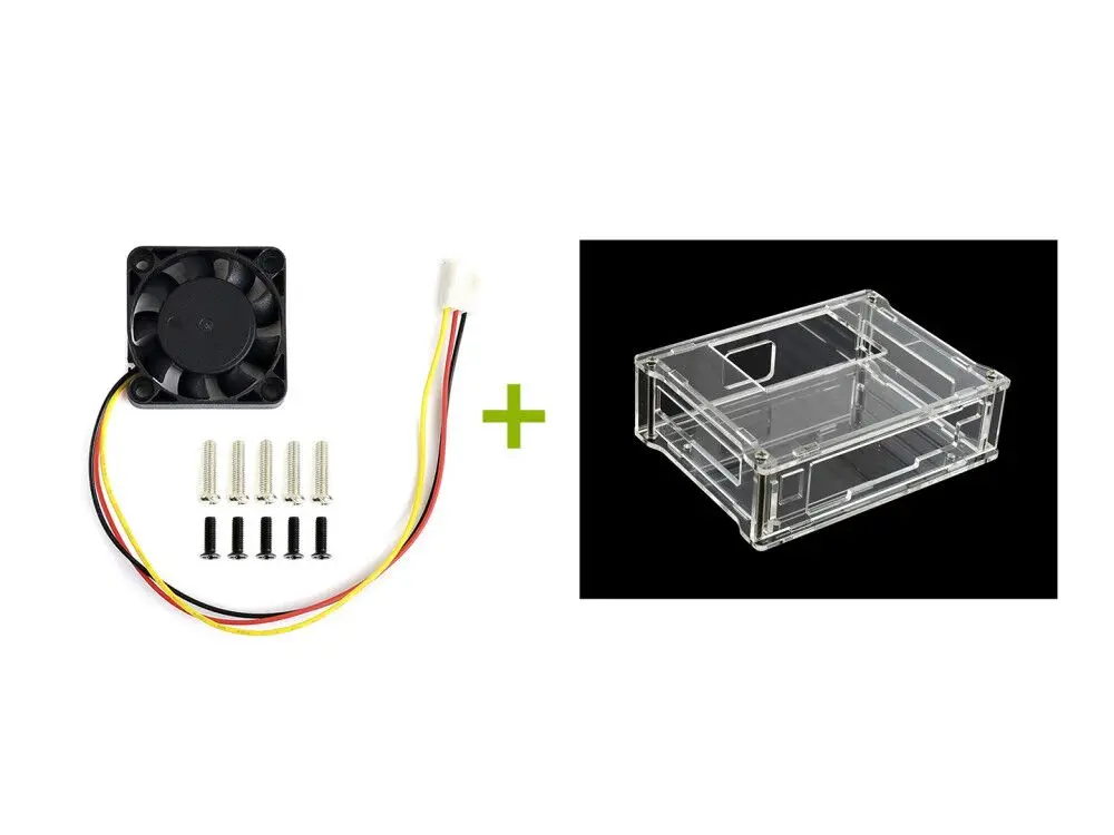 Waveshare Acrylic Clear Case with Dedicated Cooling Fan for NVIDIA Jetson Nano Developer Kit B01 4GB
Waveshare Acrylic Clear Case with Dedicated Cooling Fan for NVIDIA Jetson Nano Developer Kit B01 4GB