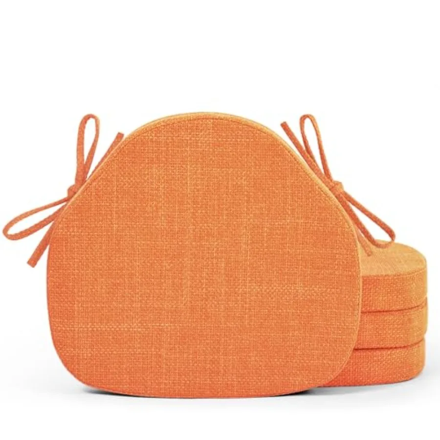 Shinnwa Kitchen Chair Cushions Set of 4 High-Resilience Foam Windsor Seat Pads Dining Chair Cushions with Ties and Textured Cov
Shinnwa Kitchen Chair Cushions Set of 4 High-Resilience Foam Windsor Seat Pads Dining Chair Cushions with Ties and Textured Cov