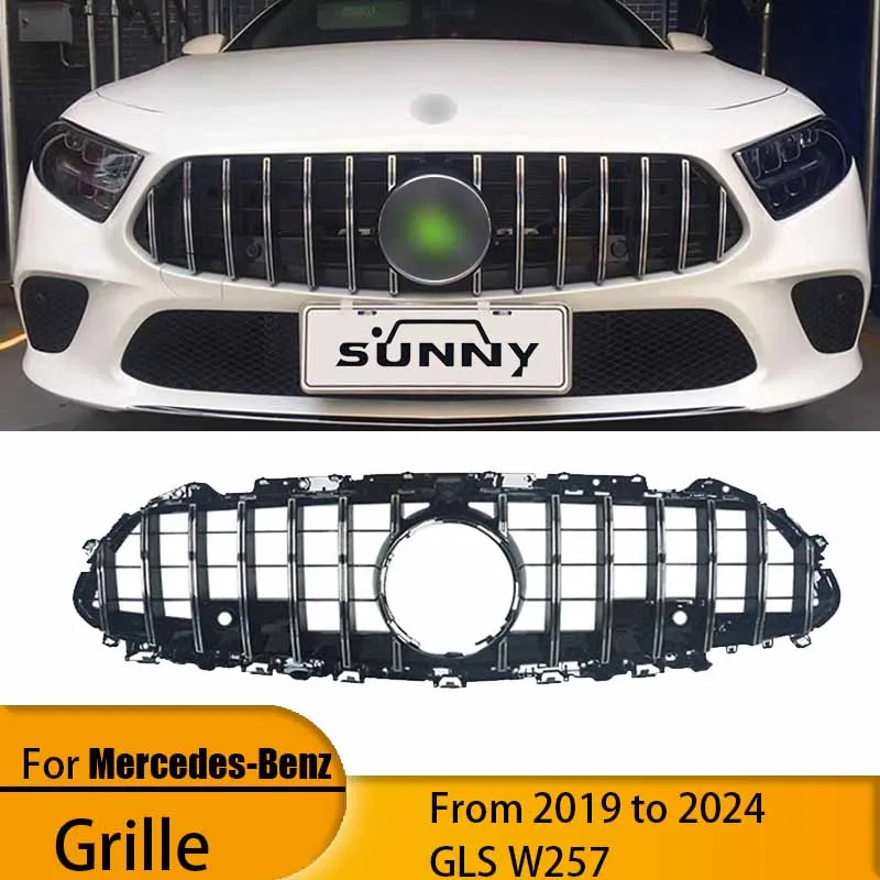 For 19-24 Mercedes-Benz CLS-Class W257 Convertible GT Vertical Stripes Center Mesh Modified Front Air Intake Grille
For 19-24 Mercedes-Benz CLS-Class W257 Convertible GT Vertical Stripes Center Mesh Modified Front Air Intake Grille