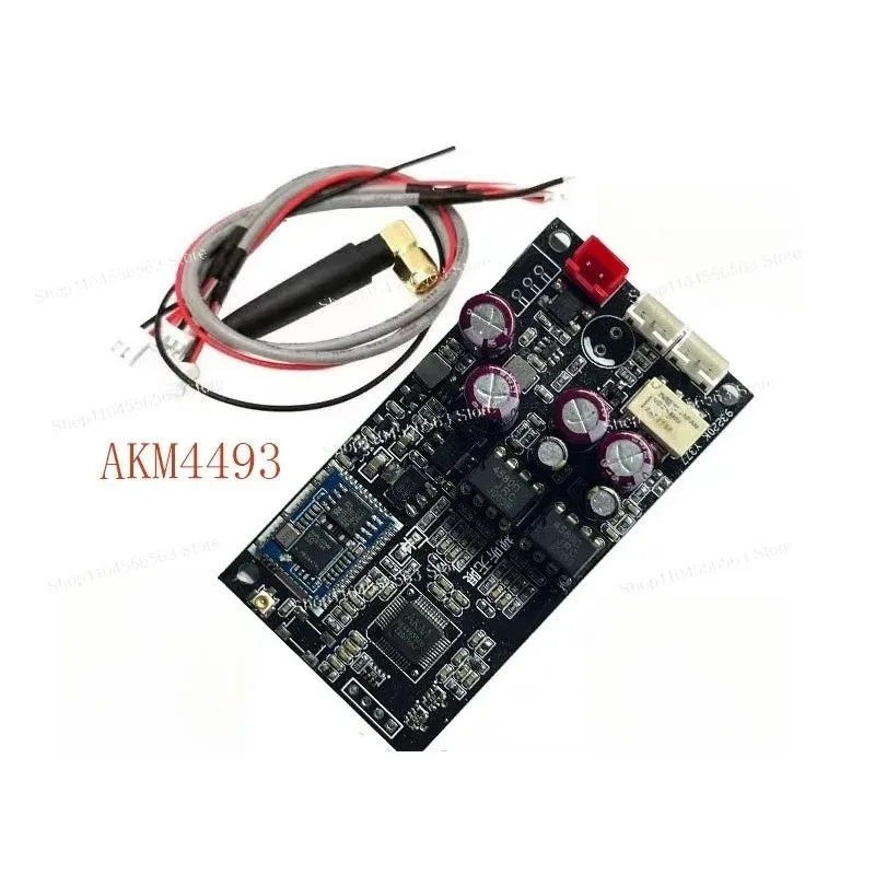 QCC5125+AK4493 Bluetooth 5.1 Wireless Receiving Decode Board Dual OP AMP Support LDAC/APTX 24bit/96Khz
QCC5125+AK4493 Bluetooth 5.1 Wireless Receiving Decode Board Dual OP AMP Support LDAC/APTX 24bit/96Khz