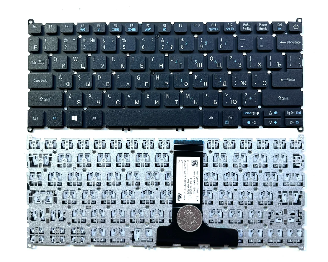 Клавиатура для ноутбука с ксено-русской раскладкой для Acer TravelMate B117 N16Q9 Aspire ES1-132 ES1-132-C37M C9N8 S13 S5 371 S13
Клавиатура для ноутбука с ксено-русской раскладкой для Acer TravelMate B117 N16Q9 Aspire ES1-132 ES1-132-C37M C9N8 S13 S5 371 S13