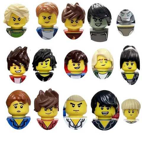 YZ001 Elemental Building Blocks Kai Assemble Bricks Mini Action Toy Figures Nya First Generation Movies Dolls Gift For Children