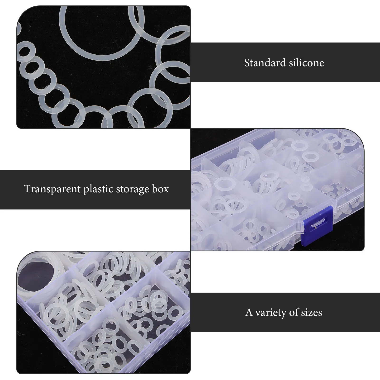 1Set O Ring Assortment Silicone Flat Washer Set Hose Bib Repair Kit Garden Hose Grommets Faucet Seal Washer O Ring Kit
1Set O Ring Assortment Silicone Flat Washer Set Hose Bib Repair Kit Garden Hose Grommets Faucet Seal Washer O Ring Kit
