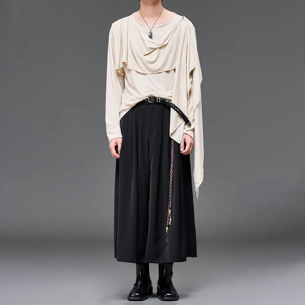 Mens Dark Japanese Casual Samurai Pants Spring Streetwear Fashion Nightclub Youth Niche Wide-Leg Pants Men'S Clothing 2026 New
Mens Dark Japanese Casual Samurai Pants Spring Streetwear Fashion Nightclub Youth Niche Wide-Leg Pants Men'S Clothing 2026 New