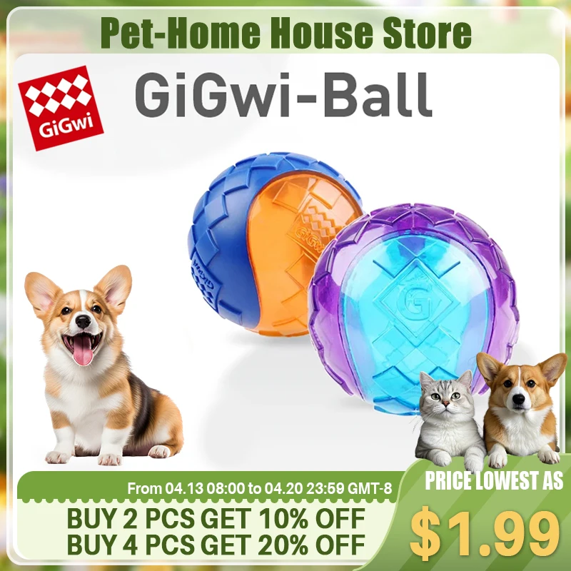 GiGwi Pet Dog Puppy Squeaky Chew Toys Sound Pure Natural Non-toxic Rubber Outdoor Play Small Large Dogs Funny Ball for Dogs
GiGwi Pet Dog Puppy Squeaky Chew Toys Sound Pure Natural Non-toxic Rubber Outdoor Play Small Large Dogs Funny Ball for Dogs
