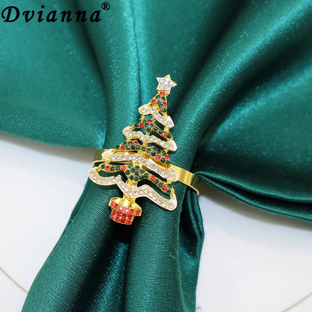 Dvianna 12Pcs Rhinestone Tree Napkin Rings Christmas Napkin Buckle for Christmas Party Wedding Birthday Table Decor HWC122
Dvianna 12Pcs Rhinestone Tree Napkin Rings Christmas Napkin Buckle for Christmas Party Wedding Birthday Table Decor HWC122