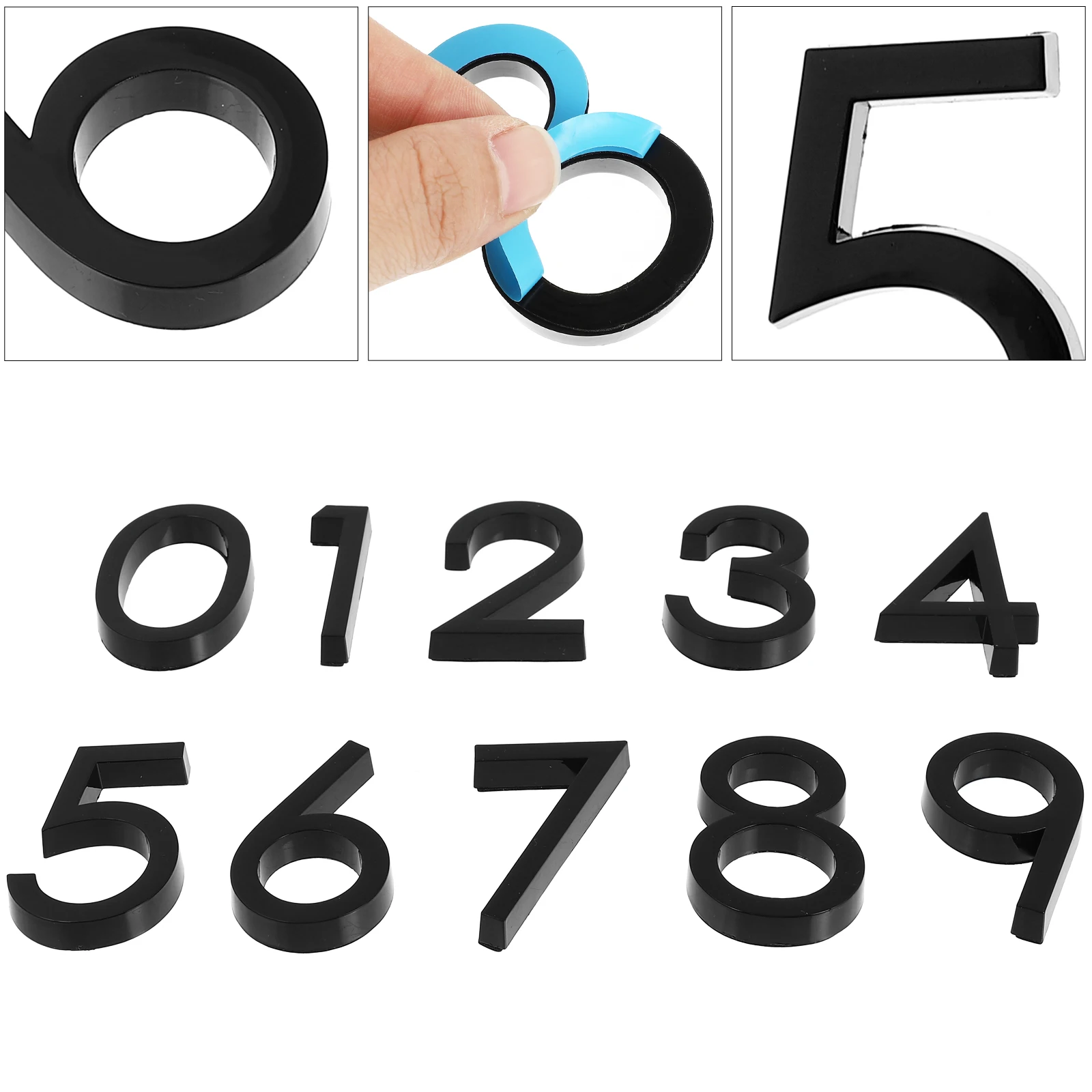 10 Pcs Door Number Sticker ABS Resin 3D Hotel Mailbox Non Fading 0-9 0-9 Number Sticker Numbers Easy Install
10 Pcs Door Number Sticker ABS Resin 3D Hotel Mailbox Non Fading 0-9 0-9 Number Sticker Numbers Easy Install