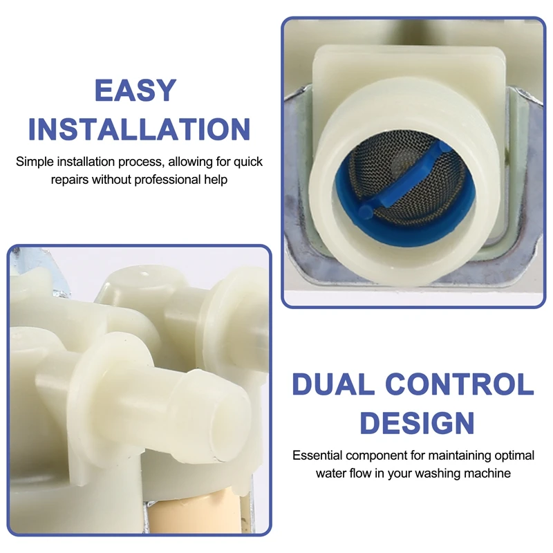 For Washing Machine Electric Water Inlet Solenoid Valve 5220FR1251E 220V 50/60Hz Wave Washer Parts
For Washing Machine Electric Water Inlet Solenoid Valve 5220FR1251E 220V 50/60Hz Wave Washer Parts