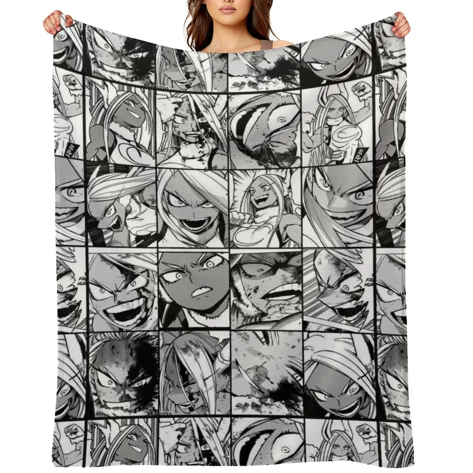 Mirko hero collage - black and white version Throw Blanket Plaid wednesday Soft Blankets
Mirko hero collage - black and white version Throw Blanket Plaid wednesday Soft Blankets