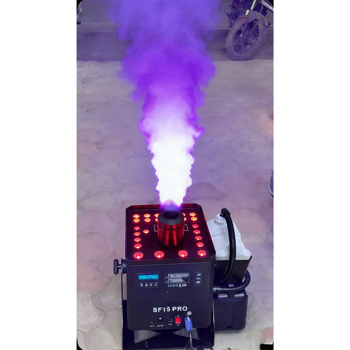 DMX 6-CH Remote Control 2000W Electric Iron Multicolor LED Jet Column Smoke & Fog Machine for Stage Wedding Effects
DMX 6-CH Remote Control 2000W Electric Iron Multicolor LED Jet Column Smoke & Fog Machine for Stage Wedding Effects