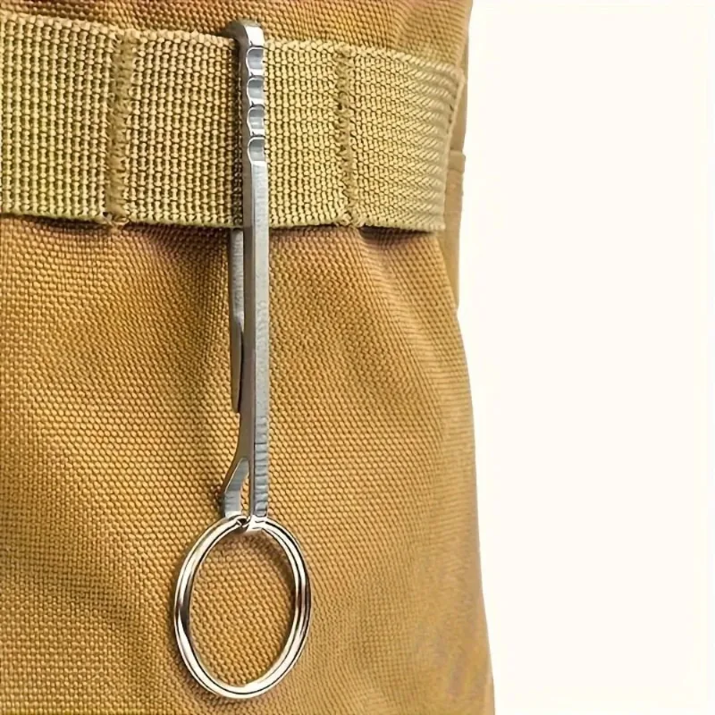 2PCS Outdoor Tool Stainless Steel Keychain Carabiner Wallet Clasp Money Clip, Portable Camping Hiking Survival Tools Kit
2PCS Outdoor Tool Stainless Steel Keychain Carabiner Wallet Clasp Money Clip, Portable Camping Hiking Survival Tools Kit