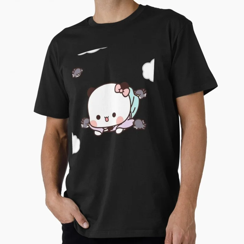 Bubu is flying carried by birds Gift t shirt kawaii Panda Bear Cartoon Graphic tee Cute Y2K Clothes 100% cotton All size Tee
Bubu is flying carried by birds Gift t shirt kawaii Panda Bear Cartoon Graphic tee Cute Y2K Clothes 100% cotton All size Tee