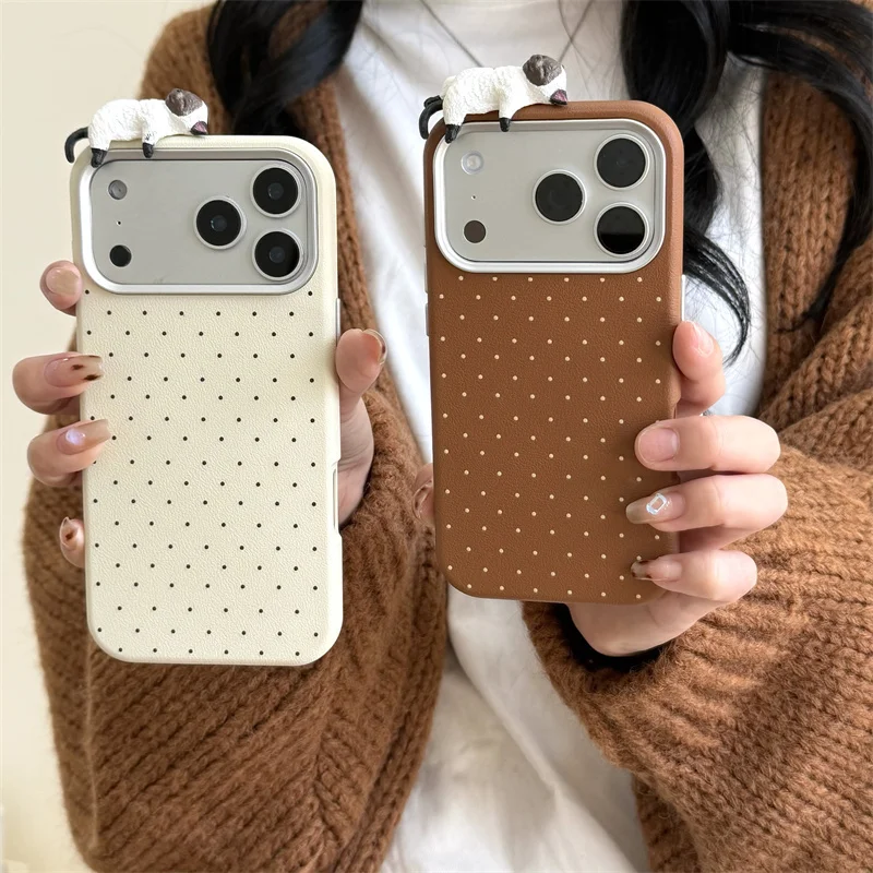Korean Polka Dot 3D Cat Phone Case For iPhone 17 Pro 15 14 16 Pro Max Cover Shockproof Protective Cases For Apple 16 Promax Cove
Korean Polka Dot 3D Cat Phone Case For iPhone 17 Pro 15 14 16 Pro Max Cover Shockproof Protective Cases For Apple 16 Promax Cove
