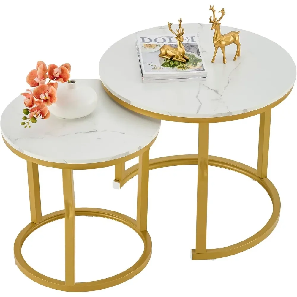 Coffee Tables, Round Nesting Tables Set of 2,Tables, Stacking Nesting Tables for Living Room, Circle Coffee Tables, Side Tables
Coffee Tables, Round Nesting Tables Set of 2,Tables, Stacking Nesting Tables for Living Room, Circle Coffee Tables, Side Tables