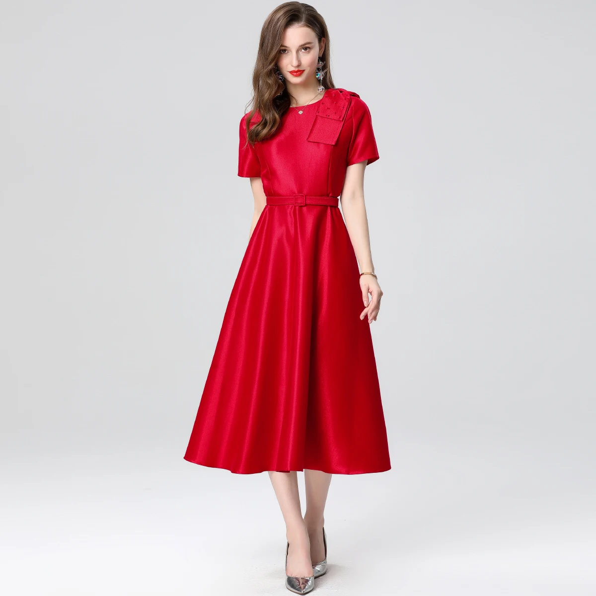 Women Luxury Dress High Quality Elegant Wine Cocktail Party Robe Femme Vintage Designer A Line Vestidos
Women Luxury Dress High Quality Elegant Wine Cocktail Party Robe Femme Vintage Designer A Line Vestidos