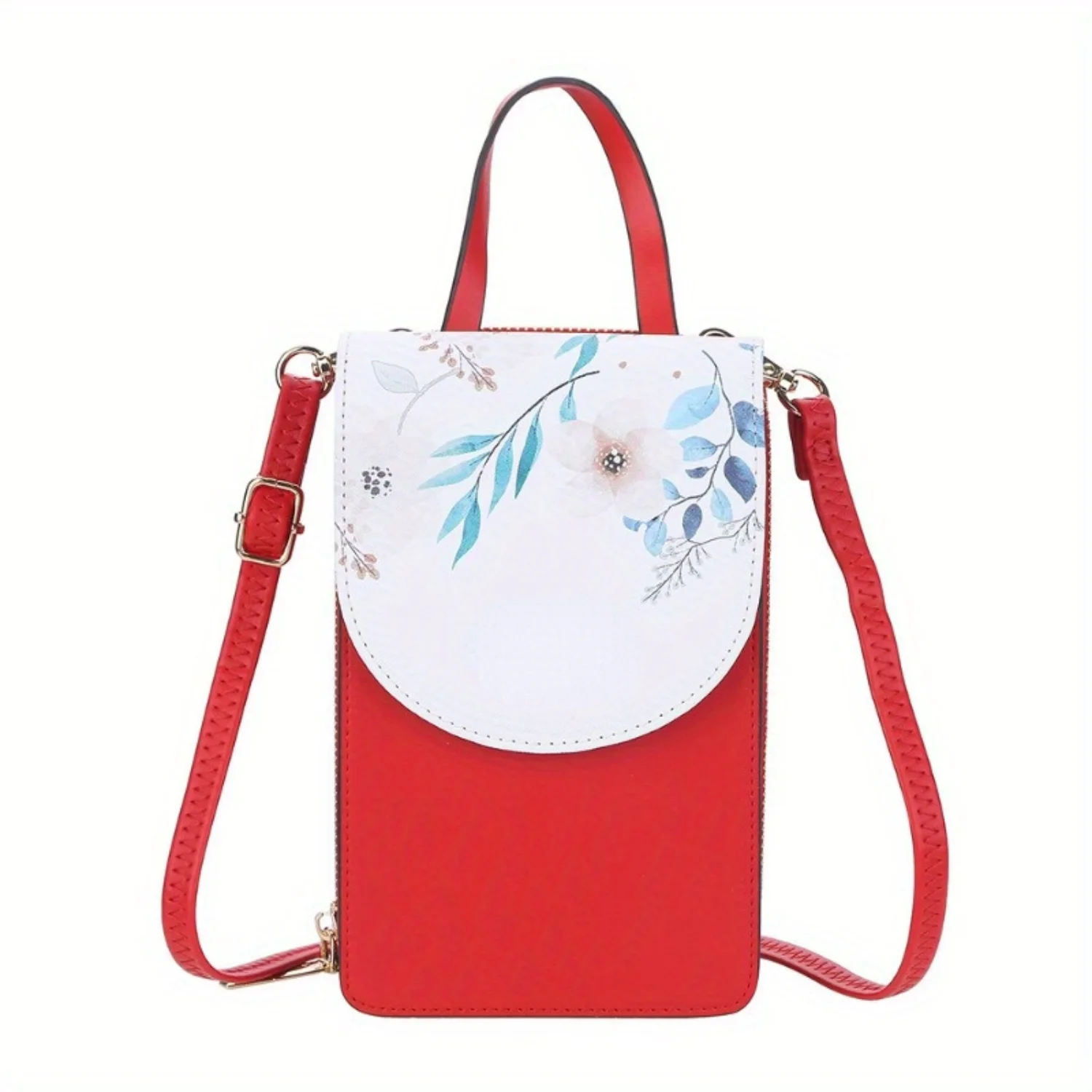 Chinese Style Crossbody Bag Screen Zipper Closure Top-Handle Mobile Phone Purse Faux Leather Wallet
Chinese Style Crossbody Bag Screen Zipper Closure Top-Handle Mobile Phone Purse Faux Leather Wallet