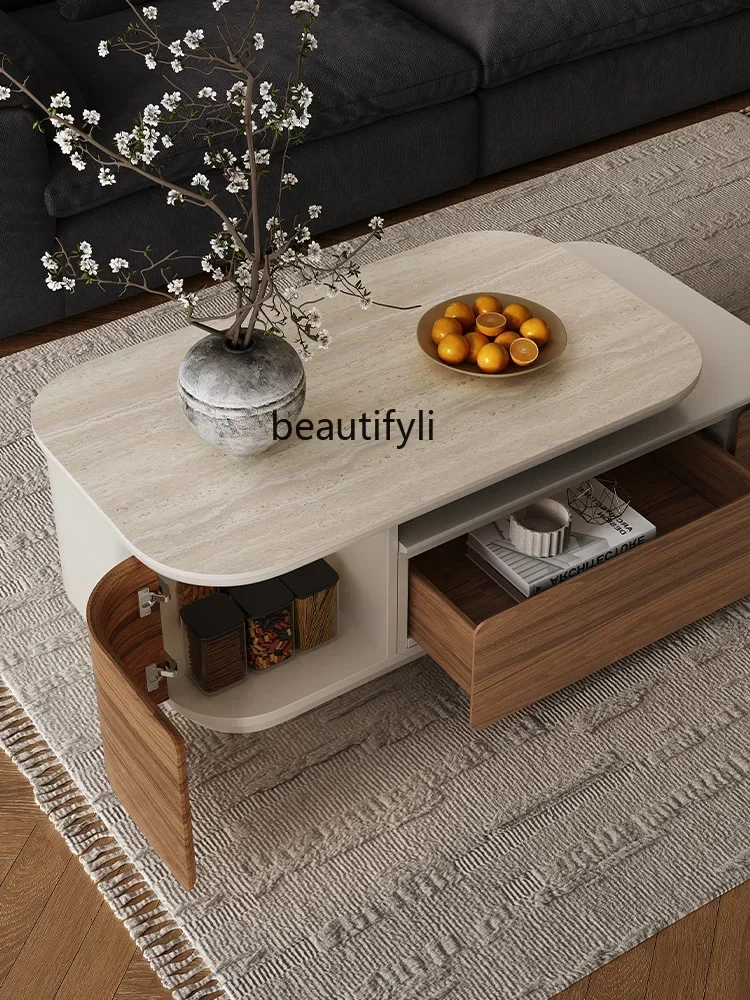 DD25Retractable cave stone rock slab coffee table small apartment living room home, light luxury and high-end sense
DD25Retractable cave stone rock slab coffee table small apartment living room home, light luxury and high-end sense