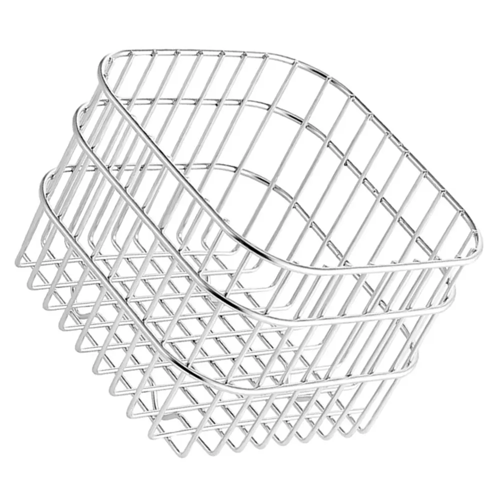 Stainless Steel Storage Basket 304 Large Countertop Metal Fruit Baskets Kitchen Hollow Wire Home Organizer Storage Solution
Stainless Steel Storage Basket 304 Large Countertop Metal Fruit Baskets Kitchen Hollow Wire Home Organizer Storage Solution