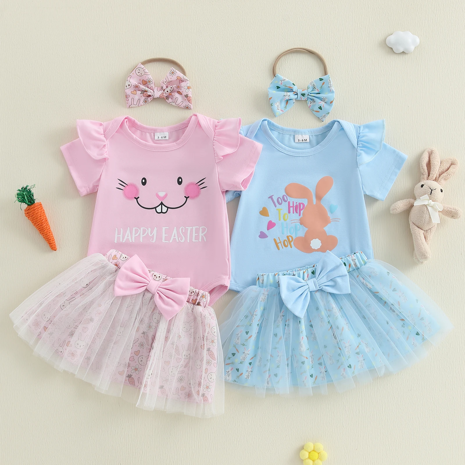 BeQeuewll 3PCS Baby Girls Summer Outfits Rabbit Letter Print Short Sleeve Bodysuit Skirts Headband 3Pcs Infant Clothes Set
BeQeuewll 3PCS Baby Girls Summer Outfits Rabbit Letter Print Short Sleeve Bodysuit Skirts Headband 3Pcs Infant Clothes Set