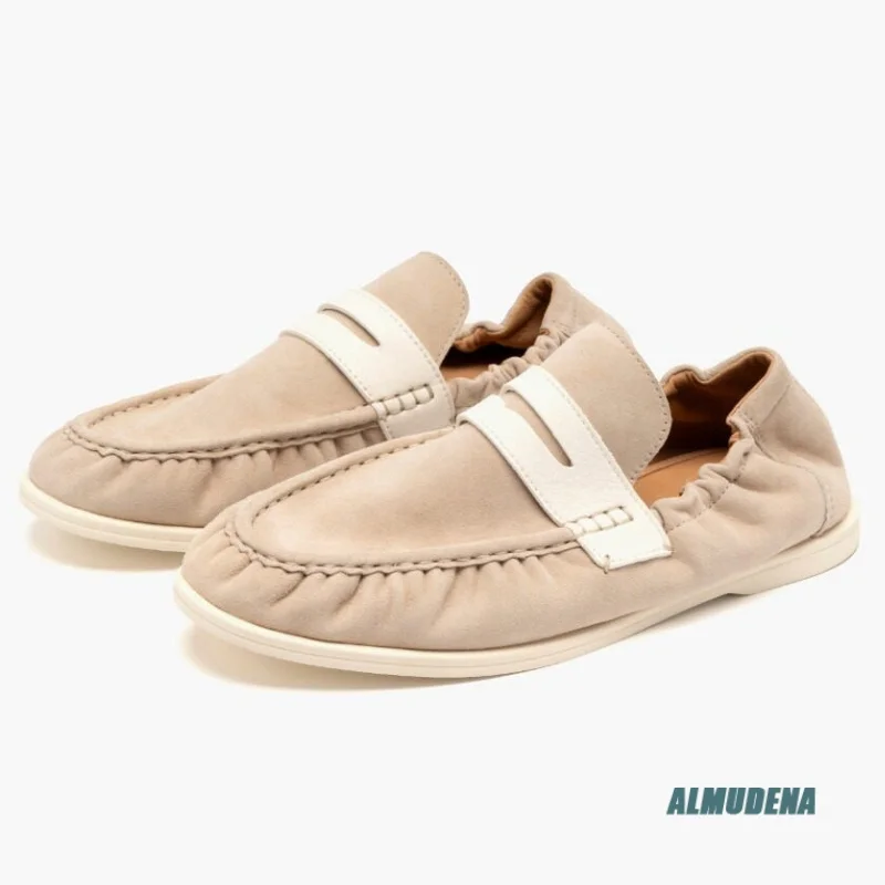 Trendy Multi Tone Men's Slip On Loafers Suede Penny Strap Fold Back Heel Flat Sole Outdoor Daily Comfort Casual Board Shoes
Trendy Multi Tone Men's Slip On Loafers Suede Penny Strap Fold Back Heel Flat Sole Outdoor Daily Comfort Casual Board Shoes