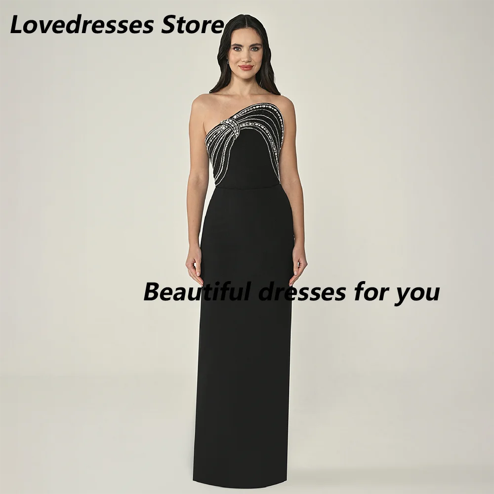 Elegant Beads Crystal Evening Dresses for Women Strapless Floor-Length Prom Formal Wedding Guest Special Events Customized
Elegant Beads Crystal Evening Dresses for Women Strapless Floor-Length Prom Formal Wedding Guest Special Events Customized