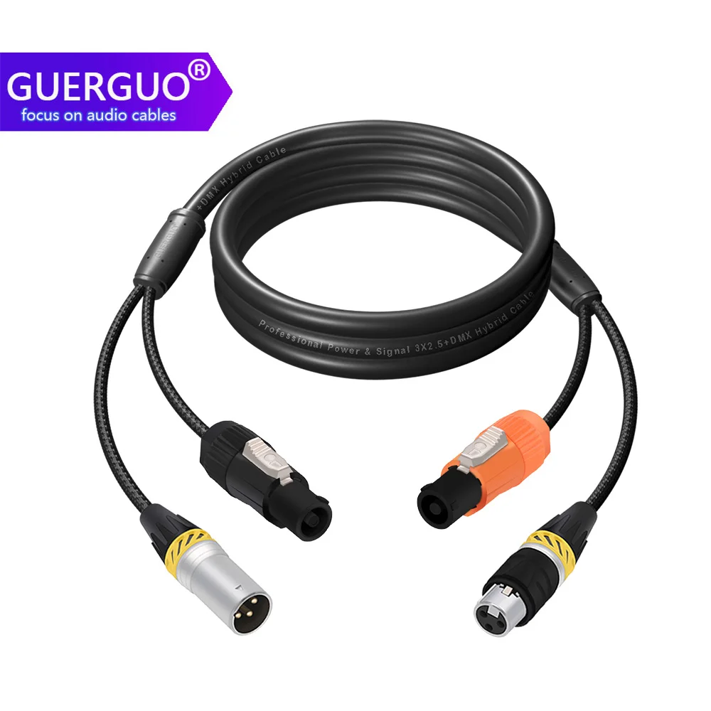 Hybrid Cable PowerCon and DMX Extension Cord,Stage Lighting Power con 3Pin XLR Signal Combo Cables for Speaker Moving Head
Hybrid Cable PowerCon and DMX Extension Cord,Stage Lighting Power con 3Pin XLR Signal Combo Cables for Speaker Moving Head