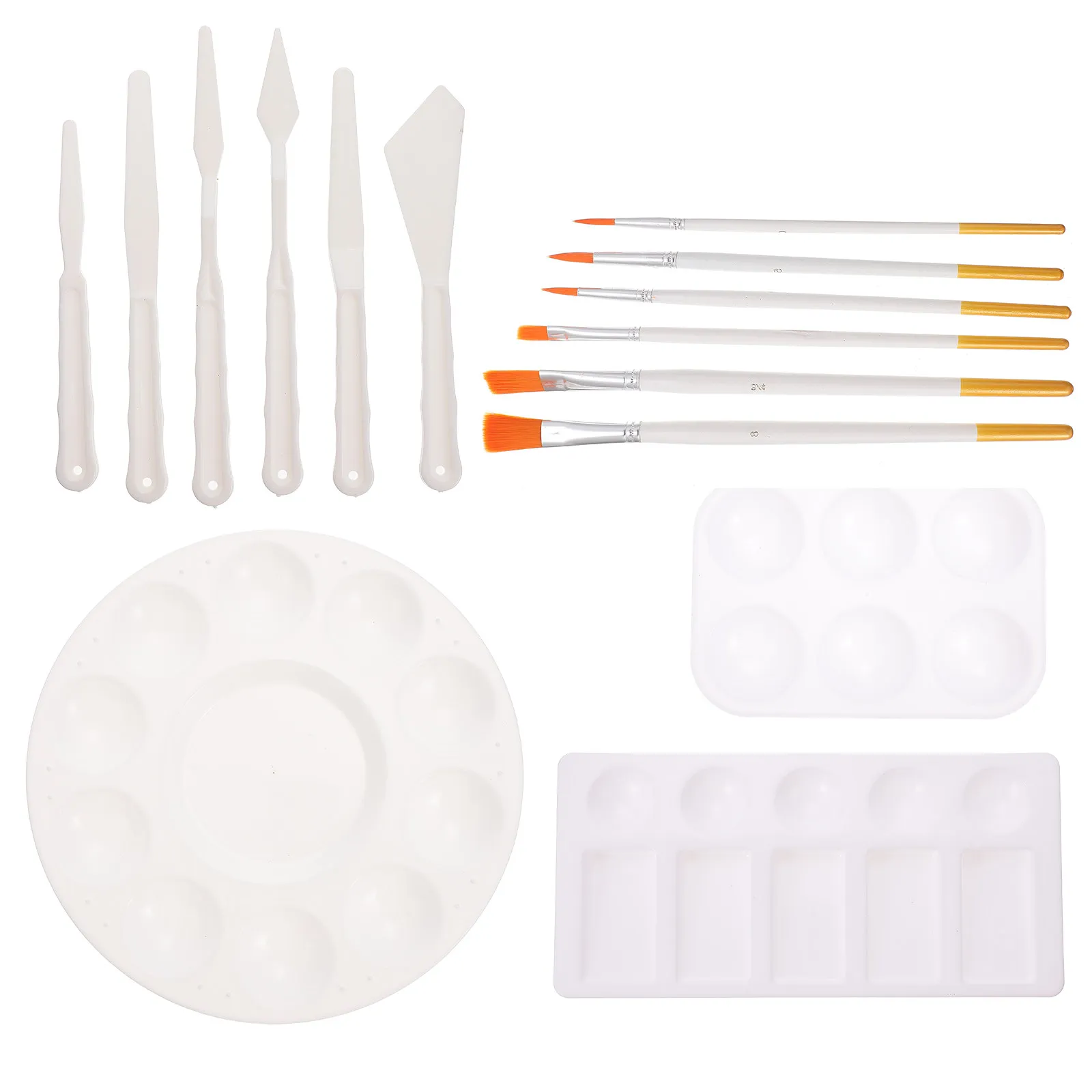 1Set Oil Painting Brushes Tray Premium Portable Painting Tool Smooth Surface Color Mixing Palette for Artists Art Supplies
1Set Oil Painting Brushes Tray Premium Portable Painting Tool Smooth Surface Color Mixing Palette for Artists Art Supplies